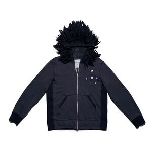 RARE wool dread hoodie Rebirth to tabura rasa nada not nada